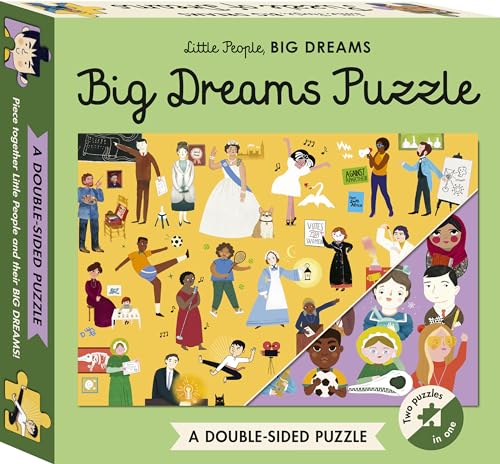 Little People, Big Dreams Puzzle: 100-Piece Double-Sided Puzzle