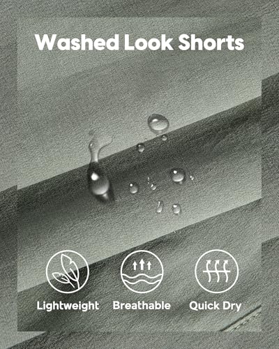 Image of maamgic Men's 5 inch Inseam Shorts Pull-On Relaxed Fit Comfort Stretch Short Shorts with Pocket