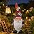 IDEA SHOW Garden Gnomes Statue with Solar Lantern, Outdoor Gnome Decorations for Yard, Outdoor Figurine Ornament with LED Lights for Patio Lawn, Housewarming Birthday Gift for Women Mom Grandma Wife