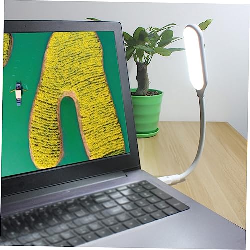 Mikikit USB Night Light Laptop Light Gooseneck with Flexible Gooseneck Book Reading Light Flexible Hose Reading Light Bedside Lamp Gooseneck Reading Lamp Bed Reading Lamp
