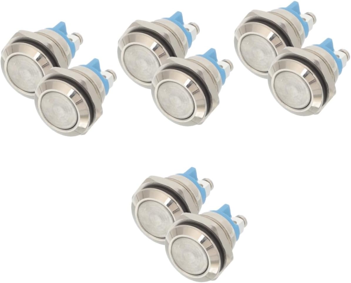 Hemobllo 8pcs Doorbell Replacement Button Compatible Parts for Wireless Chimes Doorbell Buttons Kit