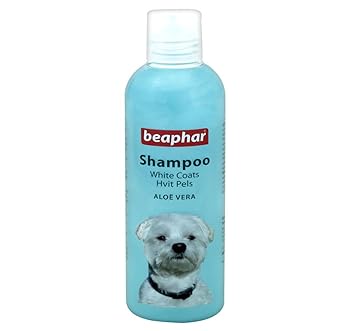 Beaphar Aloe Vera Dog Shampoo for White Coats - 250 ml by Pawsitively Pet Care