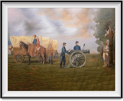 My Party Shirt Póster mural The Trial of Chief Wamapo Pawnee City Hall - 11 x 17