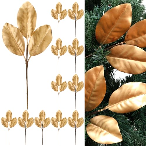 Thiccywoov 12 Pcs 12.6 Inch Christmas Magnolia...
