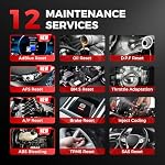 Launch CRP129X V3.0 2026 Elite OBD2 Scanner pour la voiture, FCA AutoAuth, 12 Reset Oil/EPB/SAS/TPMS/BMS/Throttle/DPF Reset/Injector Codage, outil de numérisation pour ABS/SRS/AT/Engine, mise à jour à vie de F-Ree