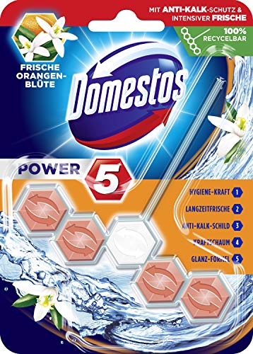 Preisvergleich Produktbild Domestos Power 5 WC-Stein, Orangenblüte, 55 g