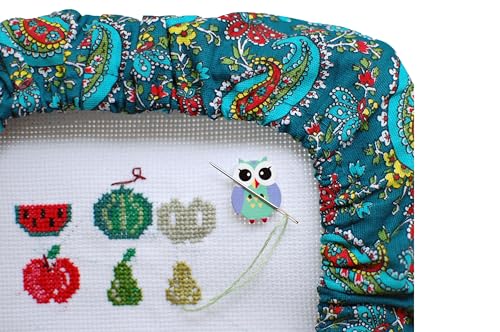 Cross stitch Grime Guard for q-snap 8x8 inches and Needle minder embroidery frame cover qsnap Needlework Frame for cross stitch kit cross stitch organization cross stitching for beginners qsnap