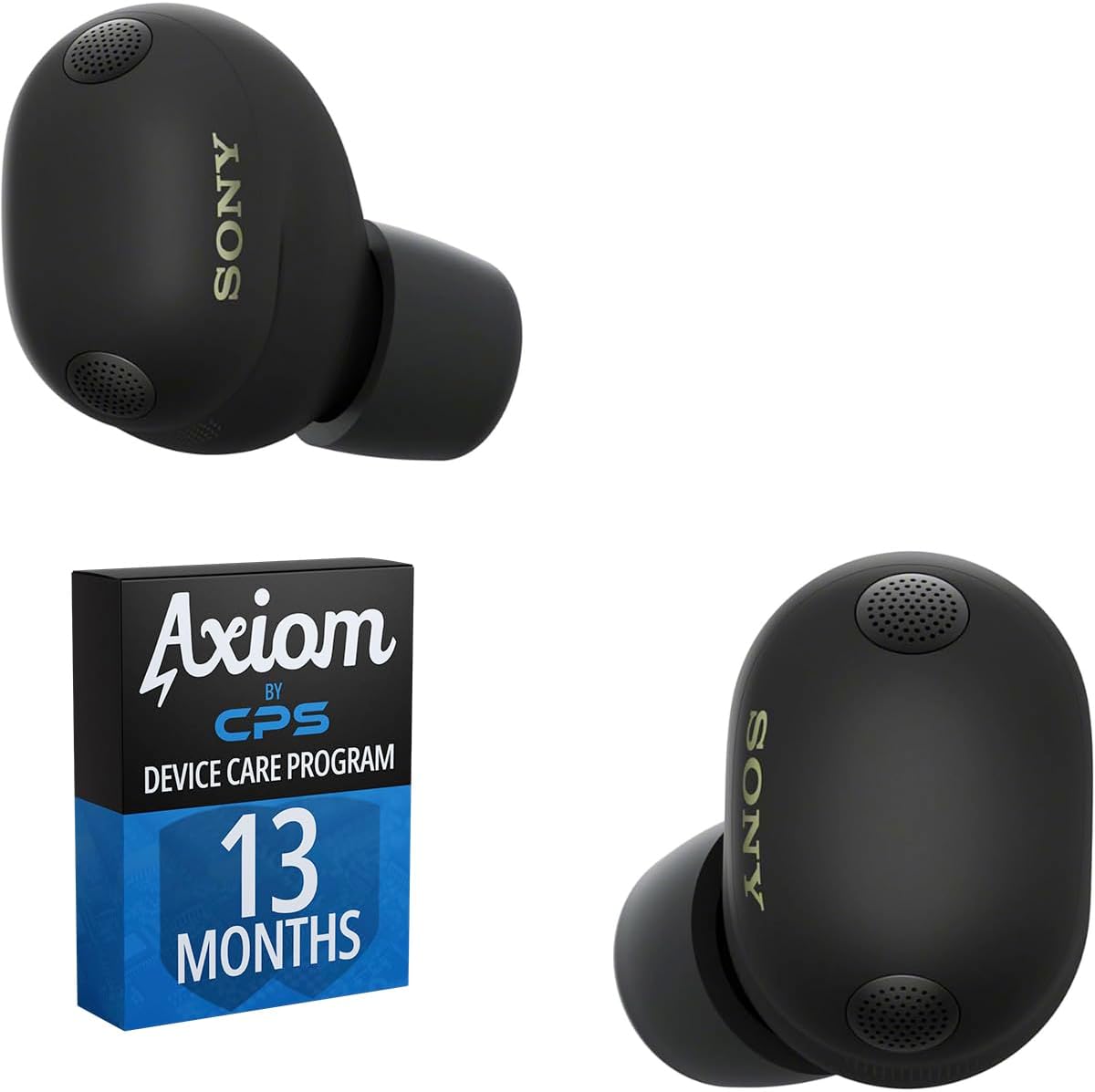 WF-1000XM6 Noise Cancelling Bluetooth Earbuds Headphones - Black (2026) w 13-Month Axiom Device Care Program