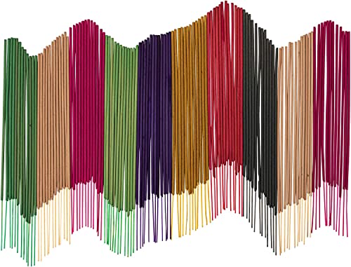 Odor Eliminator Incense Sticks For Strong Odors, 144-Count Incense Variety Pack Of 12 Aromatic Scents Neutralizes Cooking, Smoking, And Pet Odors – Hand Dipped 10” Scent Sticks For Home Fragrance #TOP3