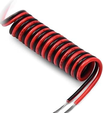 20M 22AWG 2 Core Electrical Wire Extension Cable for Car LED Strip Light | Twin core black and red flexible copper wire, ideal for low voltage electrical wiring and DIY projects