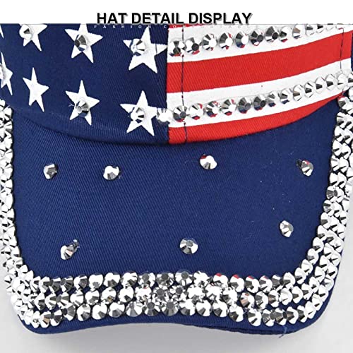 American Flag Hat For Men Women Baseball Cap Adjustable Embroidered Usa Hats Mesh Breathable Trucker Hat Snapback Hat #TOP5