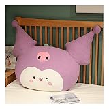 Oreillers en peluche Kawaii My Melody Peluche Doux Dessin Animé Animaux Peluche Kuromi Anime Peluche Oreiller Petit Diable Peluche Confortable Mignon Coussin Poupée for Enfants Chambre Décor Cadeau fo