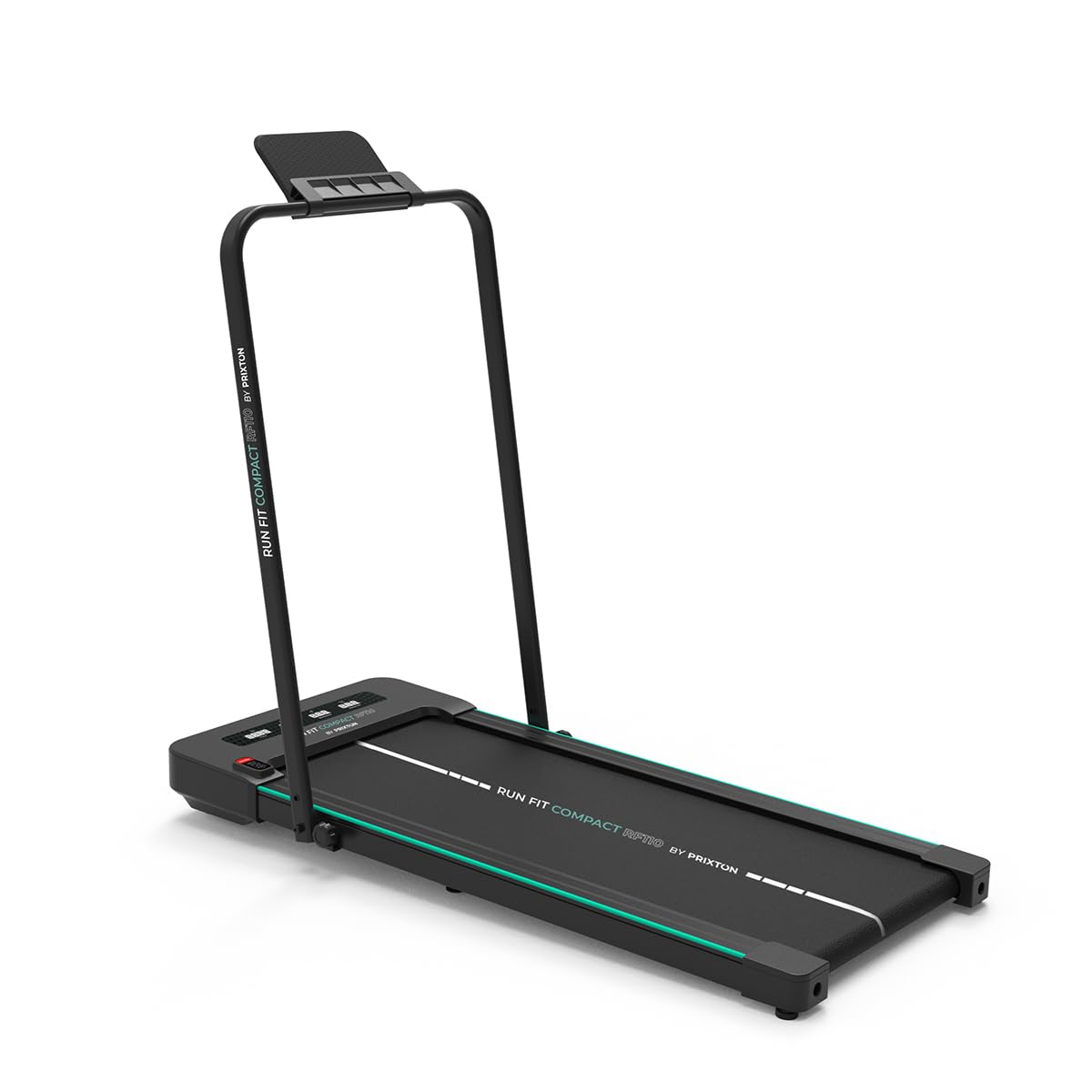 PRIXTON Cinta de Correr Run Fit RF110, Cinta de Andar Plegable, 6 Programas, Velocidad máxima 10 km/​h, Ultraplegable, 2 Niveles Inclinación, Mando a Distancia, Velocidad, Distancia, Calorías y Tiempo