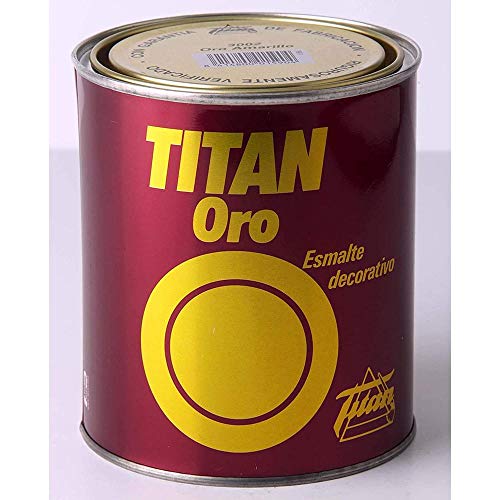 Titan Esmalte Decorativo, Brillante Oro Amarillo, 125 ml