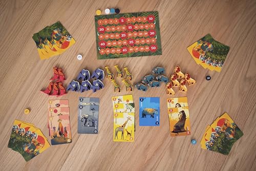 Image of 25th Century Games Botswana | Animal Collecting Strategy Card Game by Reiner Knizia & 25th Century Games, Ages 7+, 2-5 Players, 20-30 Min Playtime