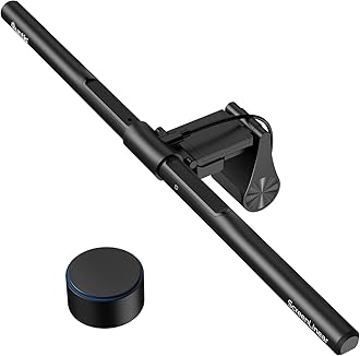 Monitor Light Bar PRO+ with Remote Control, Fit for Curved/Flat Monitor, Eye-Care USB Computer Lamp Dimmable Screen Light Bar with Auto-Dimming, No Glare Home Office Gaming Desk Lamp