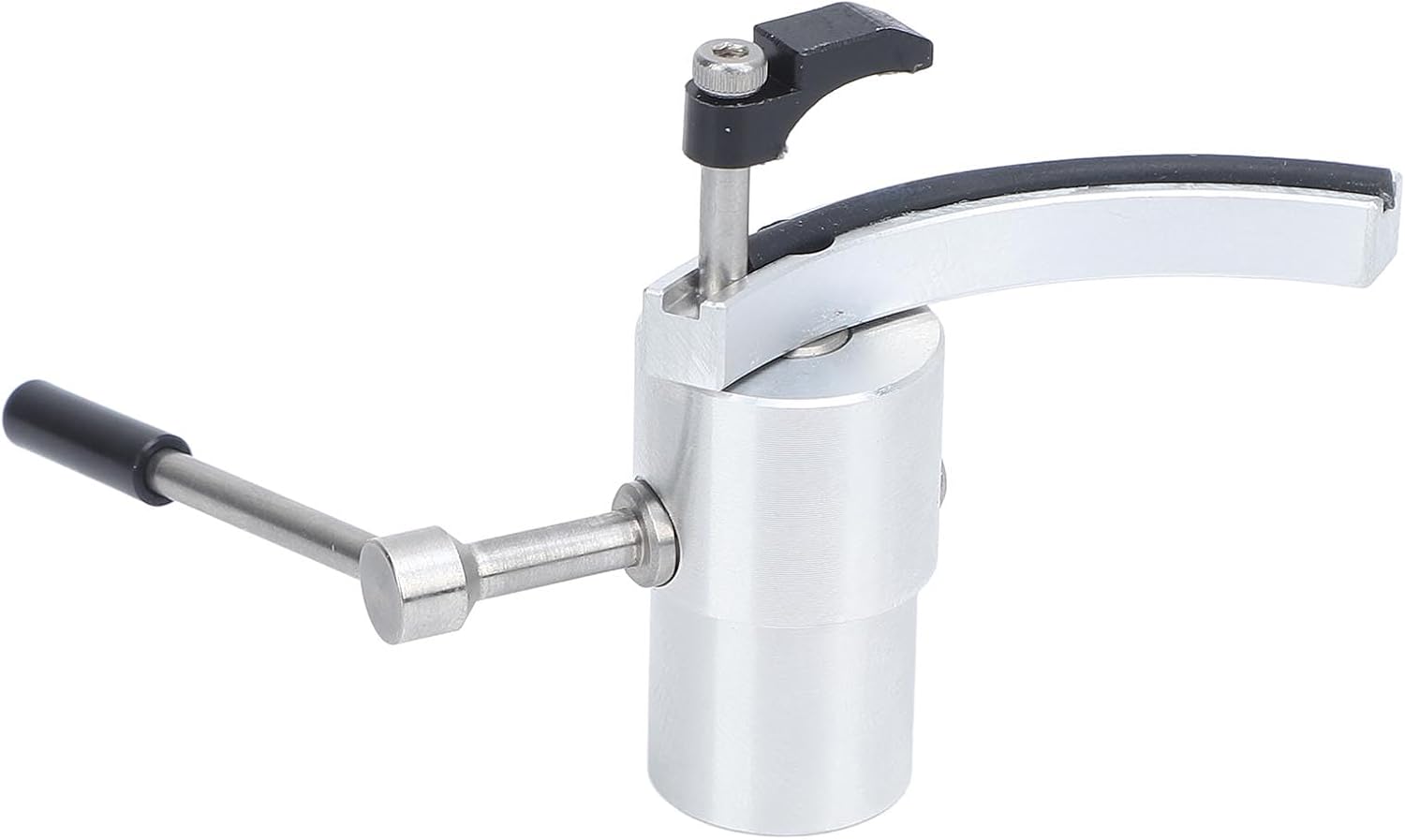 XUMIUZIY Manual Tonearm Arm Lifter, Adjustable Height Hydraulic Safety Raiser with ABS Lifting Bar for LP Turntable Recorder Player (Silver)