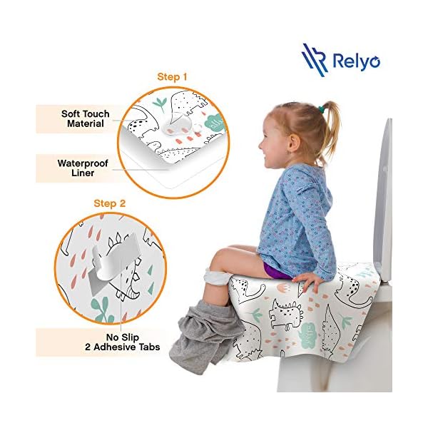 WC Sitzbezüge Einweg - 20er Pack - Wasserdicht, Ideal für Kinder und Erwachsene - Extra groß, einzeln verpackt für… – Bild 5