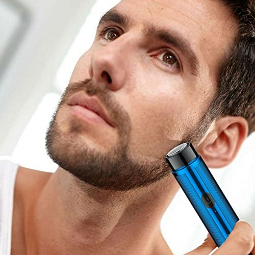 LAURAG Minibarba S-have de 2W 2W mini barba S-haver elétrico R-azor destacável lavável design H-ead