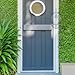 Deep Flange Nickel Premium Aluminum Nautical Porthole Window With A Transparent Glass | Kitchen Home Decor Porthole Window | Nagina International (Nickel, 10 Inches)
