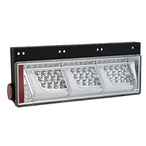 KOITO オールLEDリアコンビネーションランプ3連 ノーマルターン クリアVer. 左用 トラック用 LEDRCL-24LC