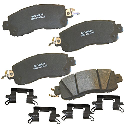 Image of Bendix Premium SBC1650 Ceramic Front Brake Pads for Nissan Altima 2013-2024, LEAF 2011-2012, 2014-2017 (USA Built models)
