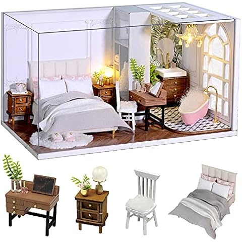 CUTEROOM DIY Miniature Dolls House Kit Cover