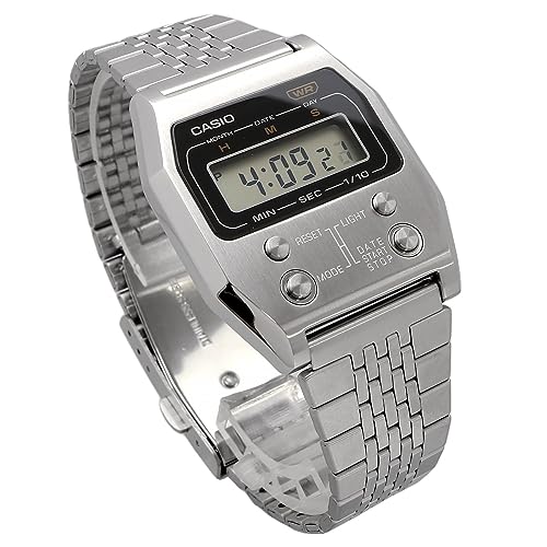 [カシオ] デジタル 腕時計 ヴィンテージシリーズ 復刻デザイン A1100D-1 ユニセックス シルバー 海外モデル [並行輸入品] 商品画像5