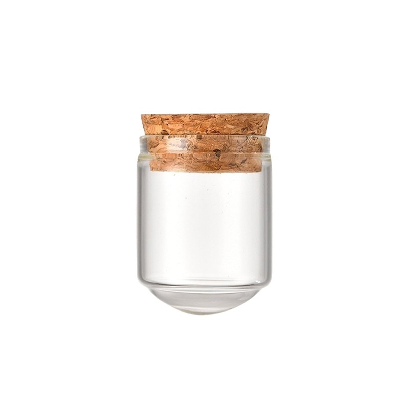 ZFPKXHVMG Glass Dome Cloche Bell Jar, Glass Cloche Dome 1.18x1.57in 10ml Display Base(5Pcs)