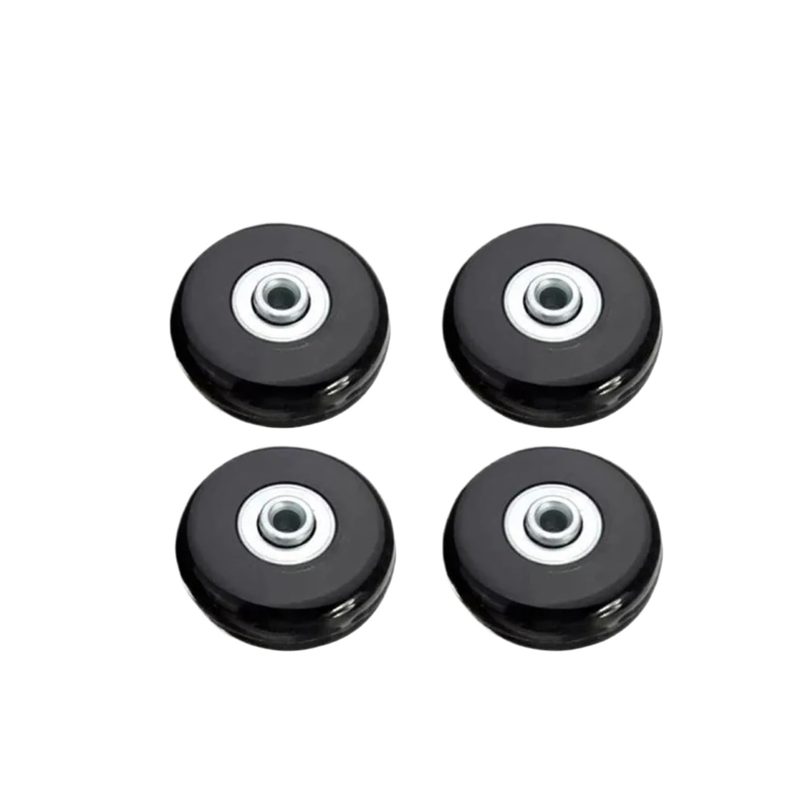 Rueda para Maleta de Viaje Kit De Reparación Y Reemplazo Ruedas Silenciosas For Maletas: Ejes 40 Mm/50 Mm/60 Mm Diámetro(60mm-18mm-4Wheels)