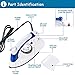 DenniesCare Travel Irons Portable Steam Irons for Clothes Handheld Steamer Mini Iron Non-Stick Sole Plate Dry Ironing and Steam Ironing Fast Heated up Detachable Water Tank