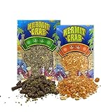 Needzo Hermit Crab Food and Treat Starter Kit Bundle All in One Natural Supplies and Habitat Necessities for Pet Crabs, Pack of 2