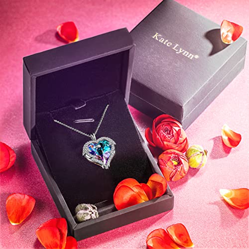 Kate Lynn Angel Wings Heart Necklaces - Crystal Jewelry for Women, Christmas & Birthday Gifts for Her, Anniversary Jewelry for Girlfriend, Wife, Daughter, Mom4
