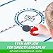 GoSports 48 Inch Air Hockey Arcade Table for Kids - Includes 2 Pushers, 3 Pucks, AC Motor, and LED Scoreboard - Oak or Black