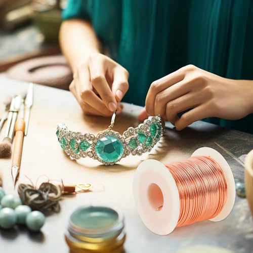 Ichenbao COPPER WIRE 16 Gauge 127 Feet 1 Pound Dead Soft Copper Wire thumb #4