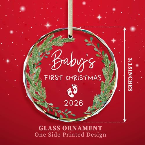 Image of Babys First Christmas Ornaments 2026,New Parents Gifts Baby First Xmas Gifts
