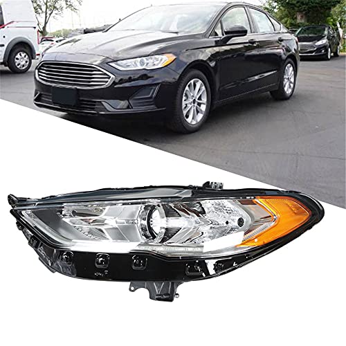 LABLT Headlight Replacement for 2017 2018 2019 Ford Fusion Halogen w/ LED DRL Projector Headlamp Left Side (Driver Side)