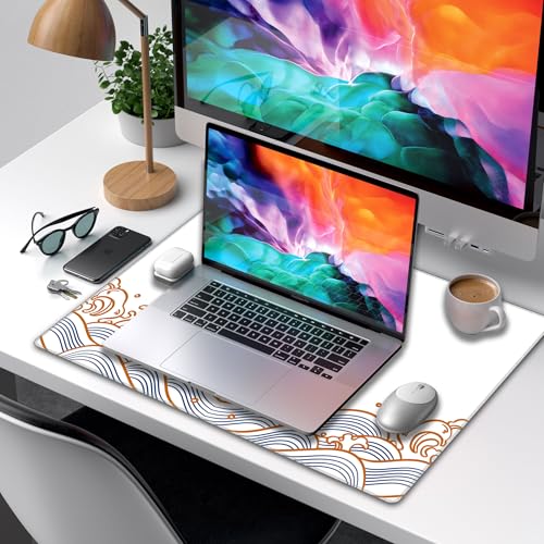 Gaming tapis de souris large avec base caoutchouc antidérapant - 3