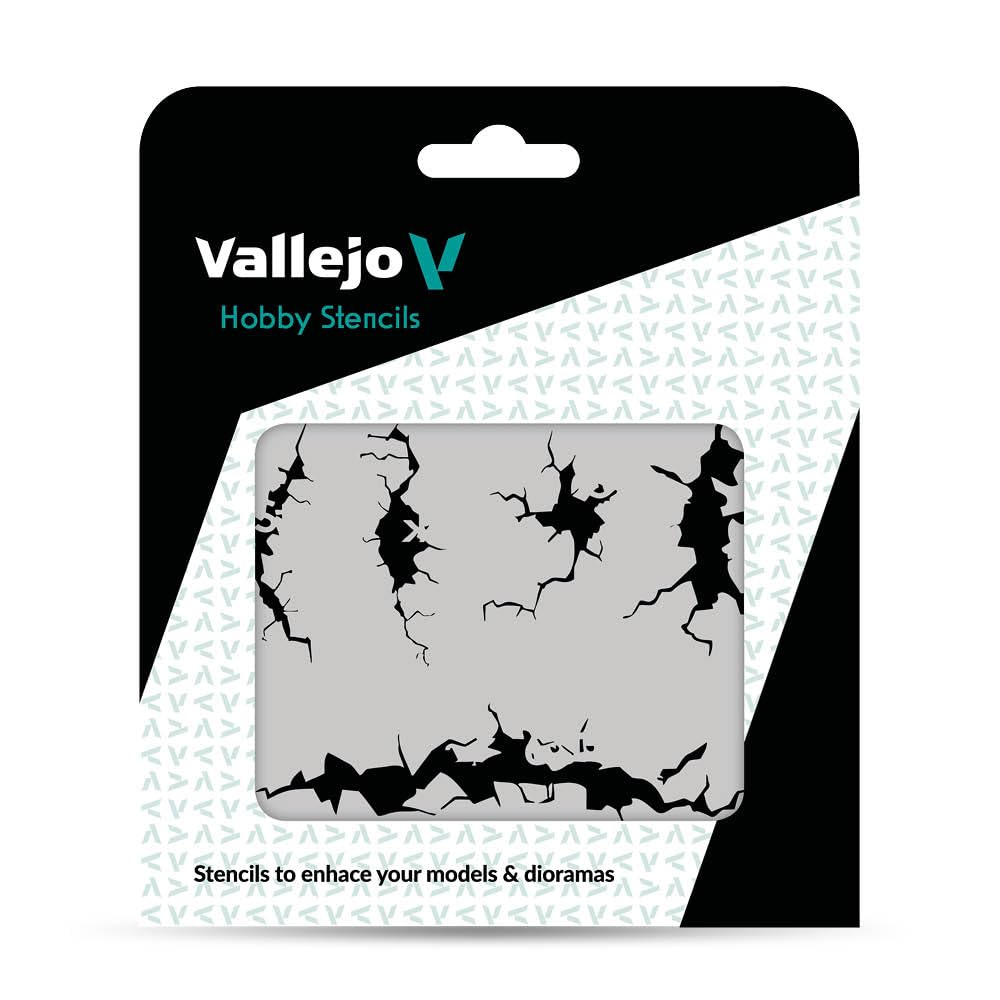 VALST-TX001 - AV Vallejo Stencils - 1:35 Cracked Wall