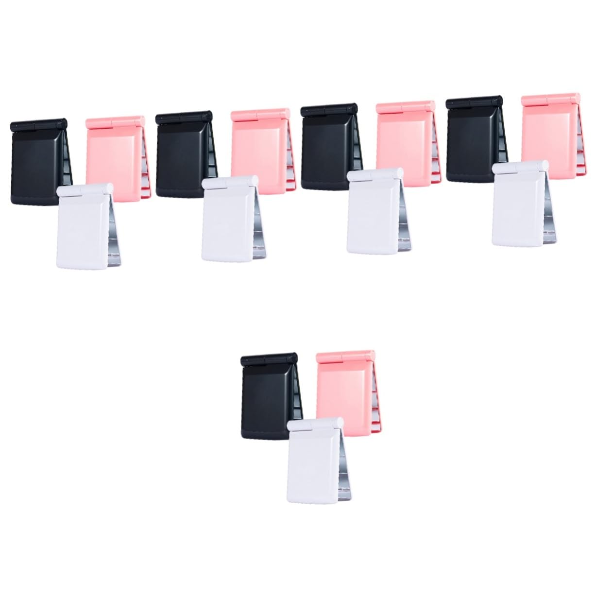 MAGICLULU 15 Piezas Espejo de tocador Plegable Espejo portátil Espejo Plegable Espejos led Espejo Maquillaje pequeños Espejos de Maquillaje Espejo para maquillarse Pliegue AbS