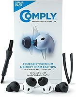 Vista 11 de Comply TrueGrip MAX Almohadillas de recambio de espuma viscoelástica premium para Apple AirPods Pro de tercera generación Comodidad duradera
