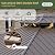 Aoxun 12’x16’ Hardtop Gazebo, Permanent Metal Pavilion with Galvanized Steel Double Roof, Outdoor Pergola with Nettings and Curtains for Lawn, Garden, Patio (Brown)