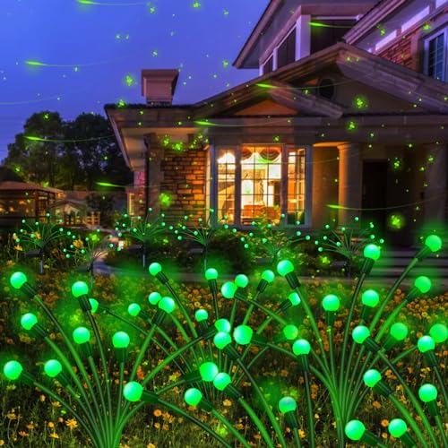 Kohlrabi Solar Halloween Lights Outdoor, 2 Pack 20 LED Solar
