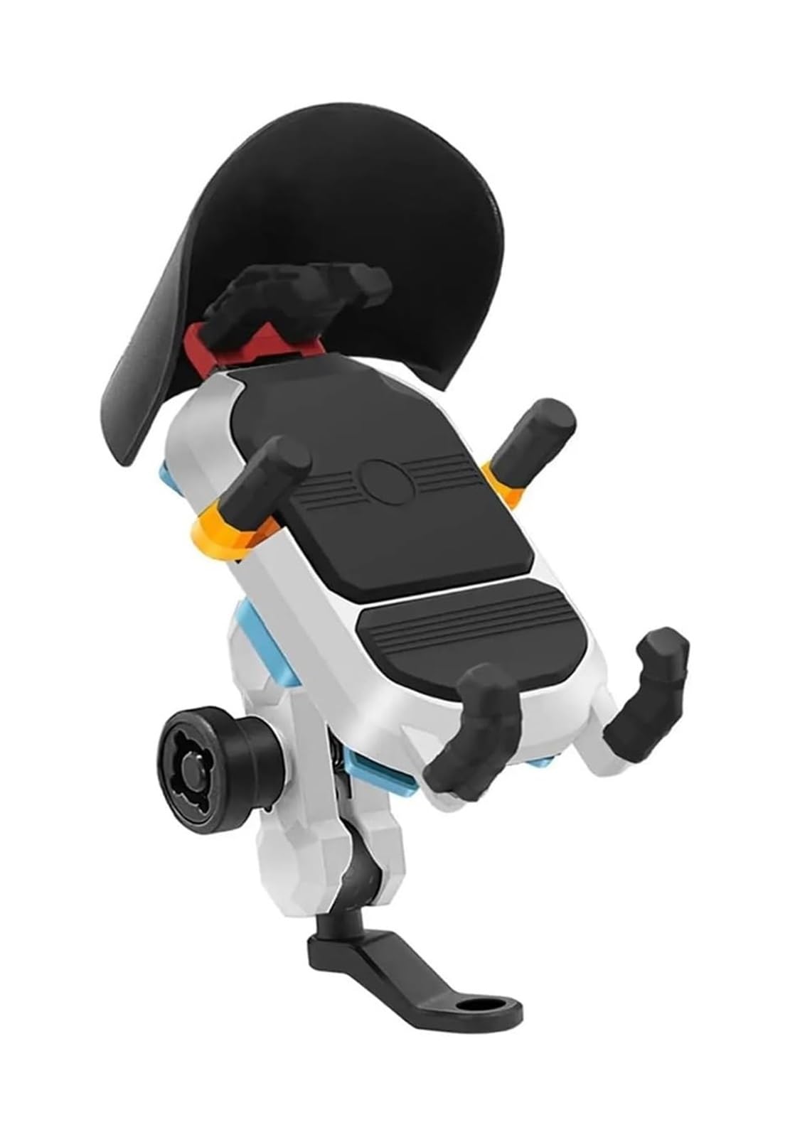 pour Moto Support Navigation GPS pour Vélo Moto 4,7pouces 7,2pouces Support GPS Navigation Téléphone Silicone Absorption Socle