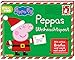 Peppa Pig: Peppas Weihnachtspost: mit Briefen, Mini-Adventskalender, Rezeptbüchlein, Aufklebern, Christbaum-Kugeln, Stickern