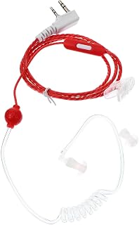 HOMSFOU Auriculares De Tubo Acústico para Suaves Y Silenciosos con Diseño De Conducto De Aire Colorido