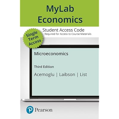 Mylab Economics With Pearson Etext - Standalone Access Card - for Microeconomics