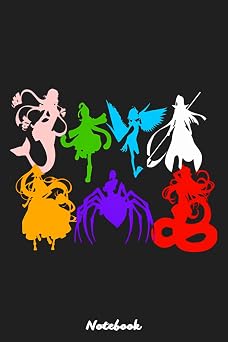 Monster Musumee Notebook Blank Lined Notebook, Journal, Diary, Note Pad, Writing Notes, 120 Pages, For Students, Work or Personal Use