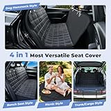 KYG 4-in-1 Waterproof & Scratch Proof & Nonslip Seat Cover Dog Hammock for Car Back Seat with Seat Anchors, Machine Washable, Durable, Dog Car Hammock Universal fits Cars Trucks SUV 135x147cm - Image 8
