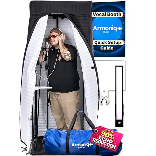 Portable Vocal Booth for Home Recording and Voice Overs